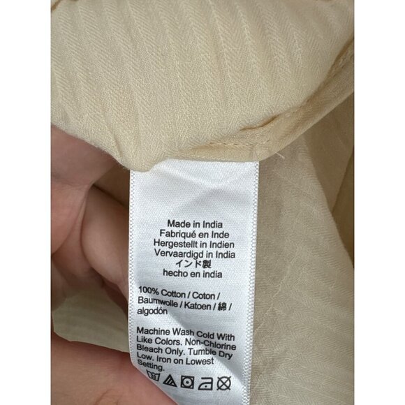 J.Crew Womens Tiered Skirt Size S Cream 100% Cotton Made In India - Picture 6 of 6